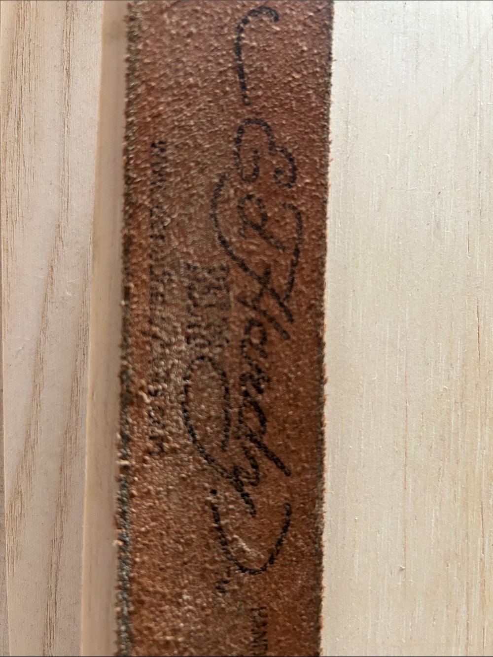 Ed Hardy Cream Belt with Red and Black Tattoo - Picture 8 of 9
